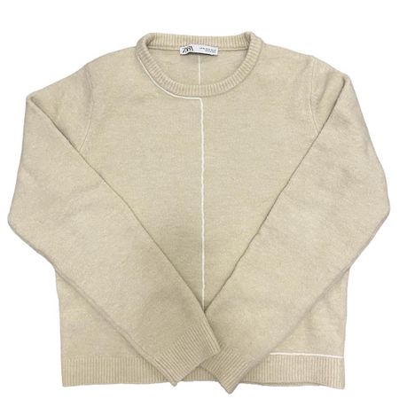 Damen Pullover ZARA beige