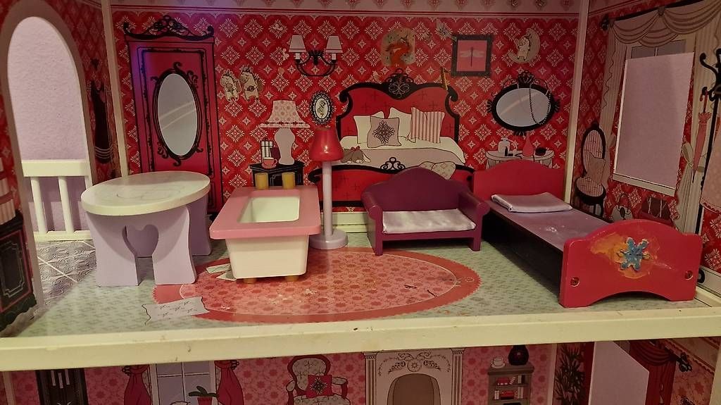 Barbie Puppenhäuser & -möbel: Puppenhaus Barbie – Gebraucht aus Bassersdorf von Al-EnStore 3