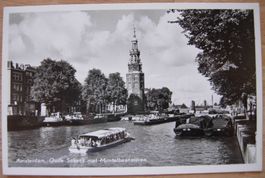 AK - Amsterdam, Oude Schans met Montelbaanstoren
