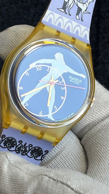 Swatch Orologi: Swatch Uhr Vintage Sammlerstück – Usato da Grenchen venduto da chththl 5