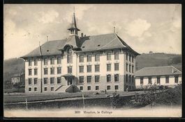 AK Moudon, Le Collège, 1909