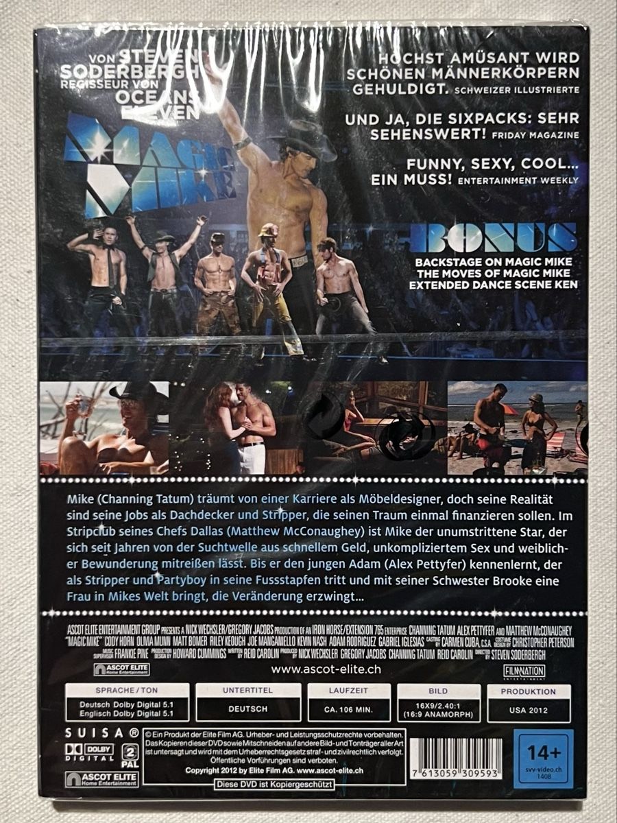 Tutti i DVDs: DVD Magic Mike neu und ungeöffnet – Nuovo e nell'imballaggio originale da Rafz venduto da SaintCruz 1