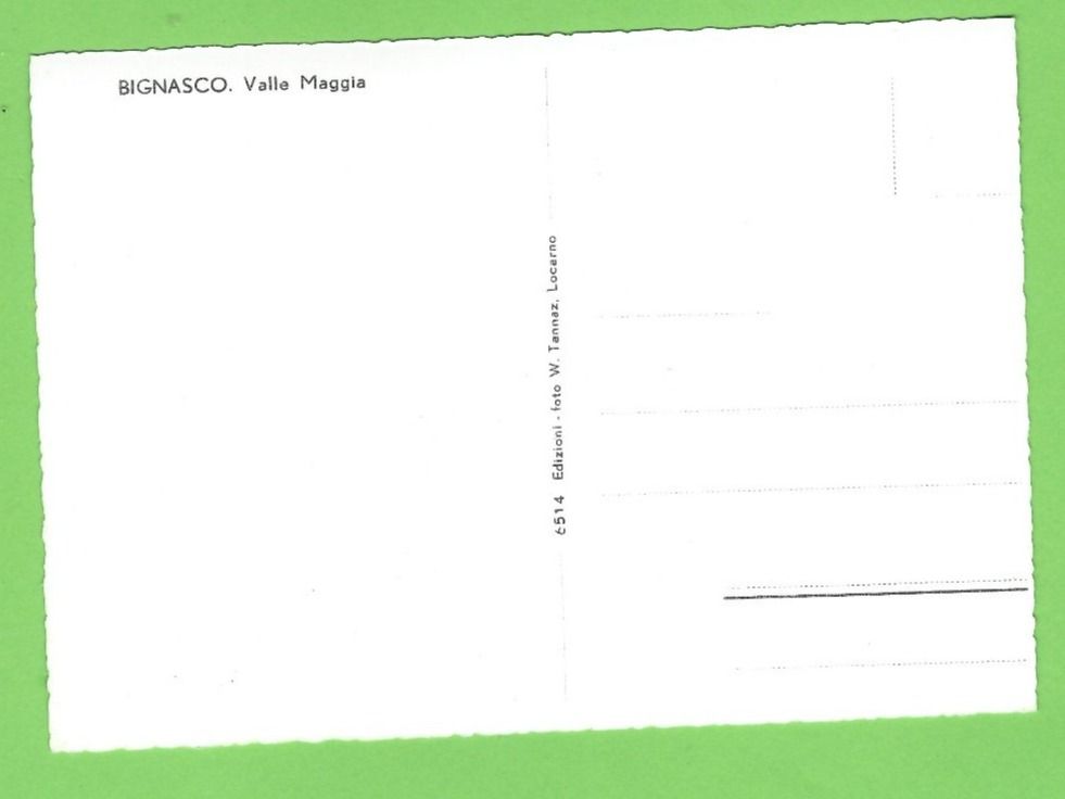 Cartoline postali: Bignasco, Valle Maggia – Usato da Zürich venduto da t24_de 1