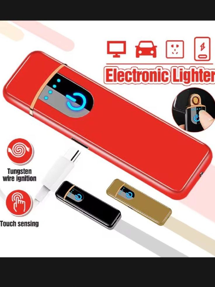Accendini: Briquet électrique rechargeable par USB – Nuovo e nell'imballaggio originale da Cheseaux-sur-Lausanne venduto da 10CHF