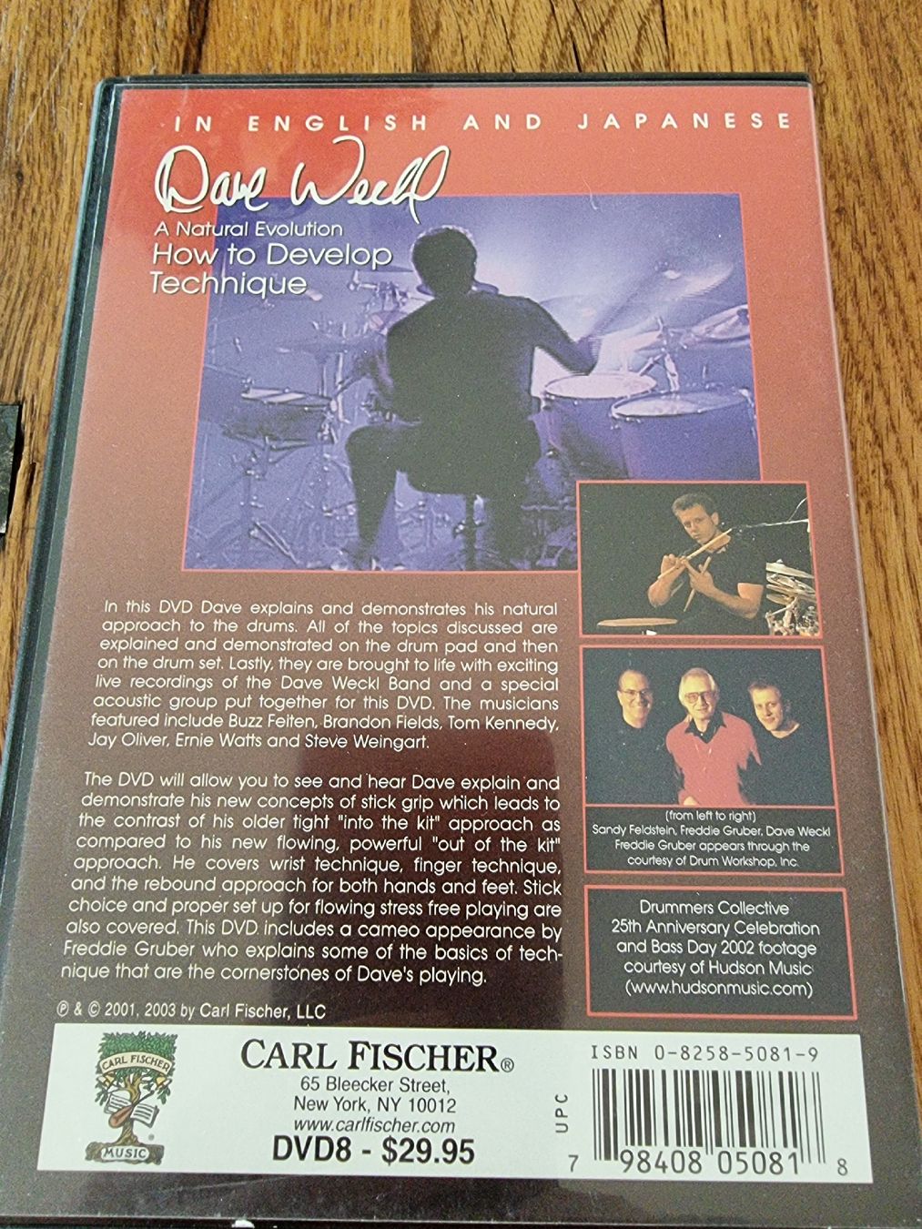 Strumenti musicali: DAVE WECKL DRUMSET DVD HOW TO DEVELOP A TECHNIQUE  – Nuovo (secondo la descrizione) da Zofingen venduto da Tinpan 2