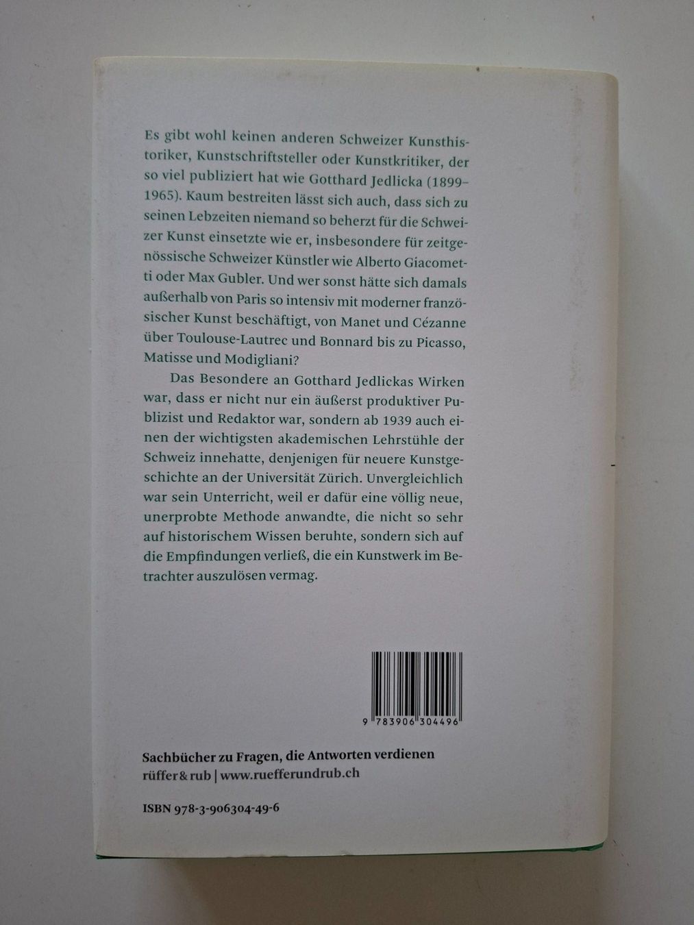 Bücher: Rudolf Koella   Gotthard Jedlicka   "Kunst sehen lernen" – Gebraucht aus Zürich von Daniel517 1