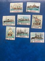 Fujeira 1968 Lot Briefmarken mit Schiffen gestempelt