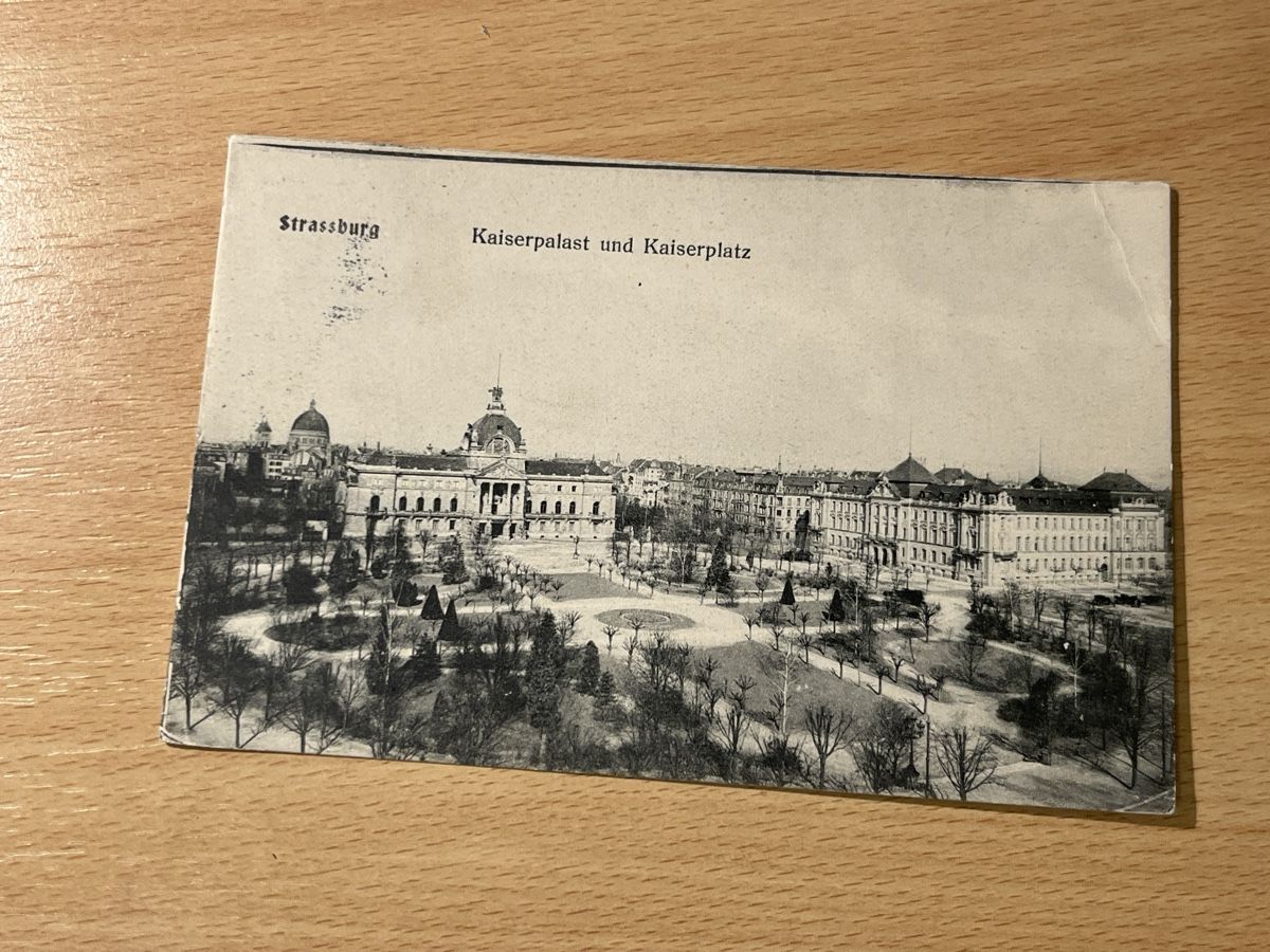 Cartoline postali: Alte Ansichtskarte Strassburg, Kaiserpalast, selten! – Usato da Hinwil venduto da Chuan2