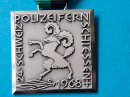 Schaffhausen Polizei Fernschiessen 1968 (u204)