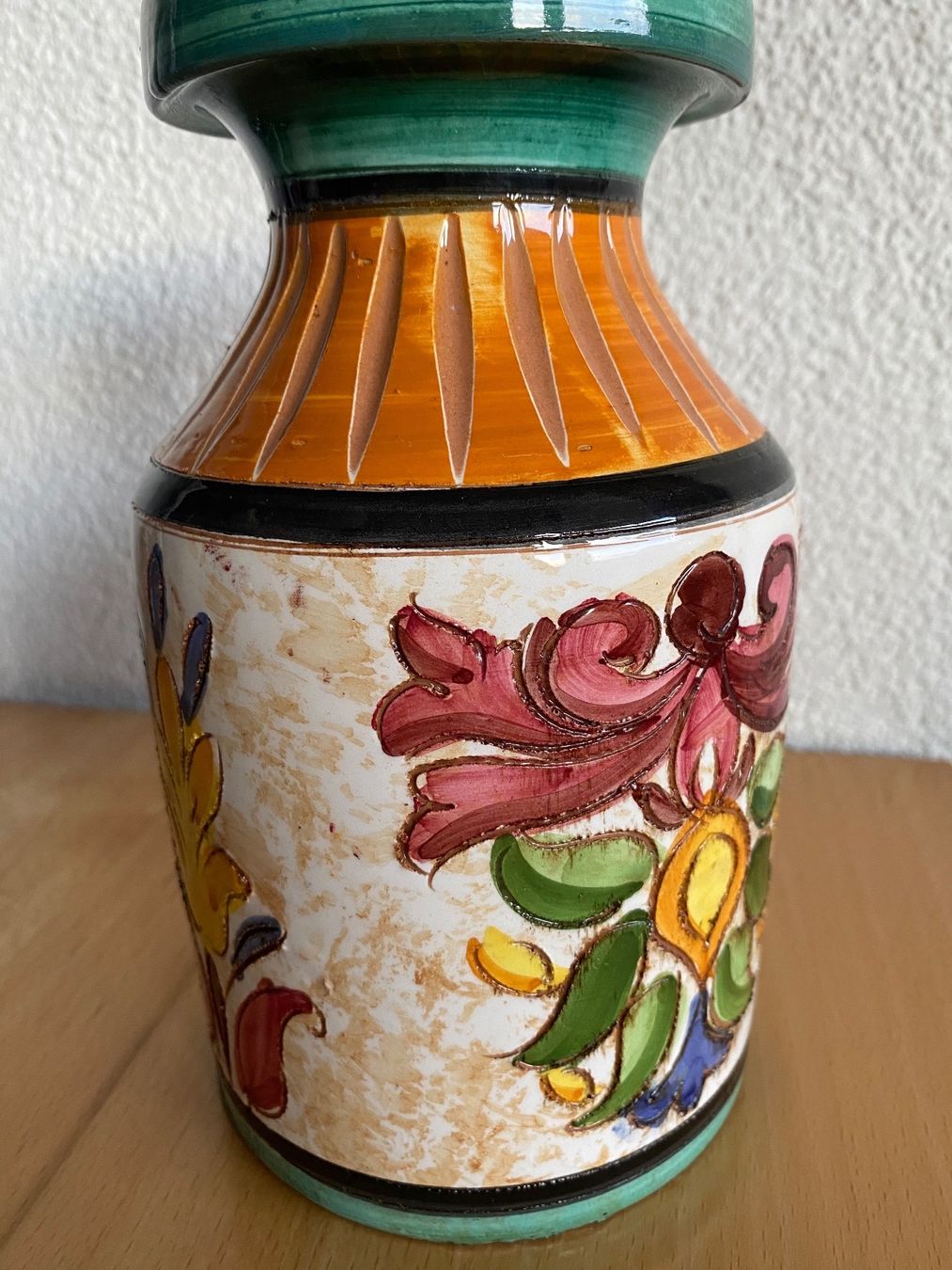 Vasen & Gefässe: ältere schwere Keramik Vase Handarbeit – Gebraucht aus Schwarzenburg von Michellu 7