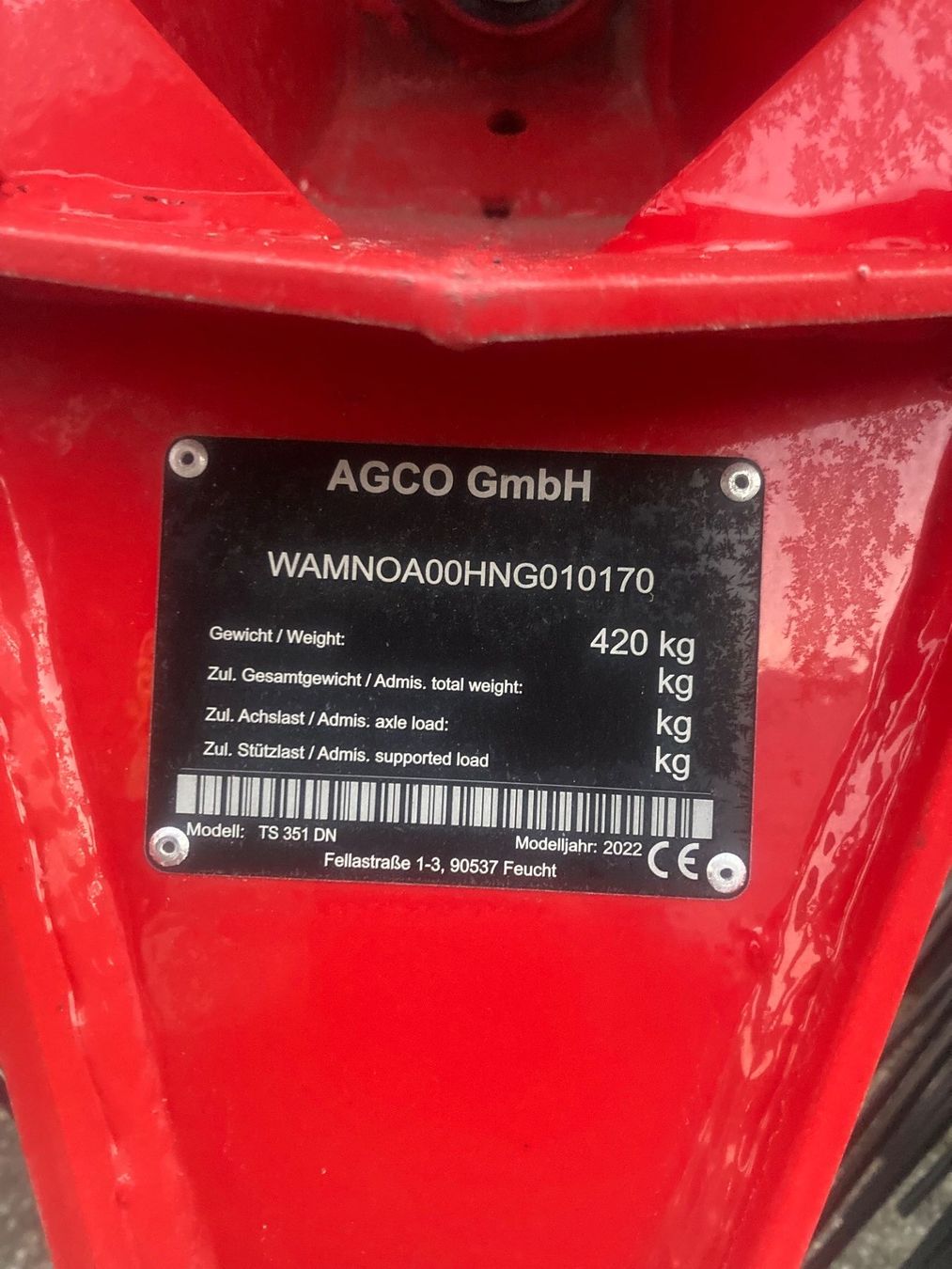 Raccolta foraggio grezzo: Schwader Fella Juras TS 351 DN – Nuovo (secondo la descrizione) da Lanzenhäusern venduto da Lanzemech 5