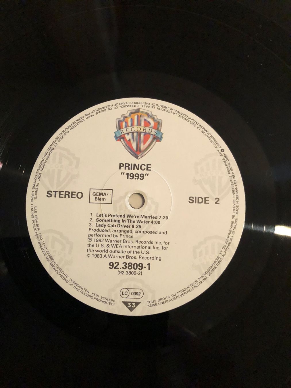 Schallplatten: Prince. Warner Bros Records 1983. Prince/1999 – Gebraucht aus Faulensee von Mizuno06 3