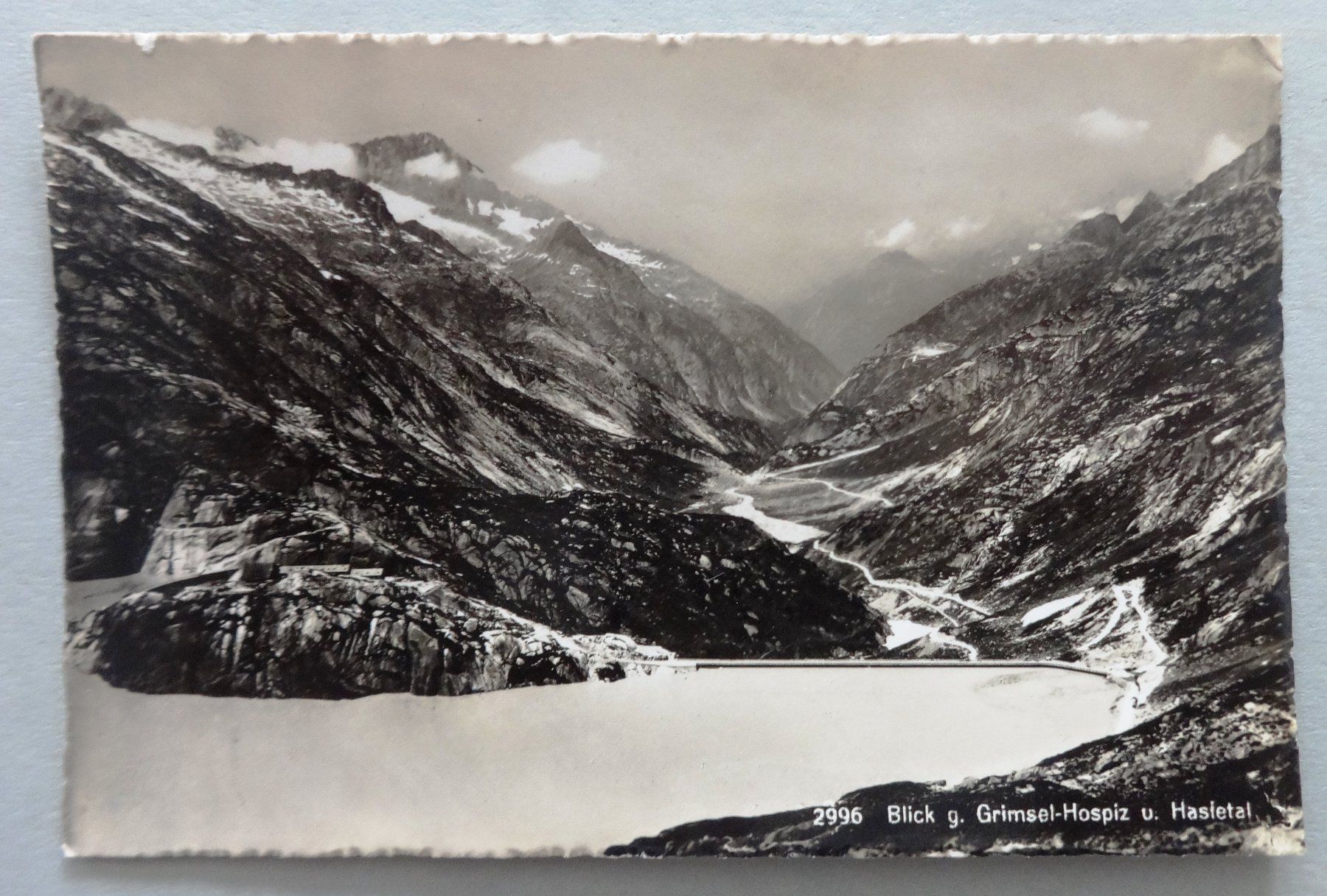 Ansichtskarten: Blick g. Grimsel-Hospiz u. Hasletal – Gebraucht aus Fétigny von Billy2miny