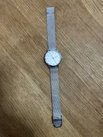 Armbanduhr H&M silberfarbenes Milanaiseband gebraucht