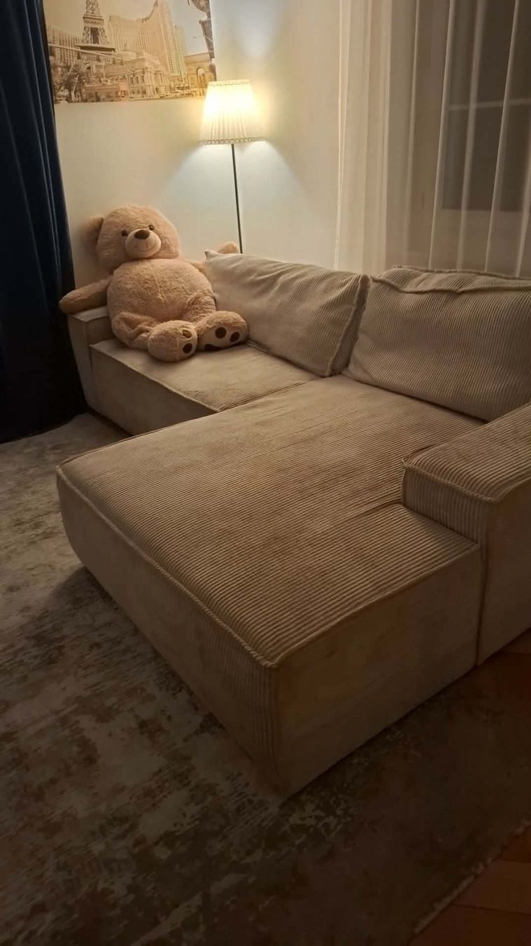 Divani: Sofa Cord  - Ecksofa beige – Nuovo (secondo la descrizione) da Ebikon venduto da Kezman_94