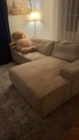 Sofa Cord  - Ecksofa beige