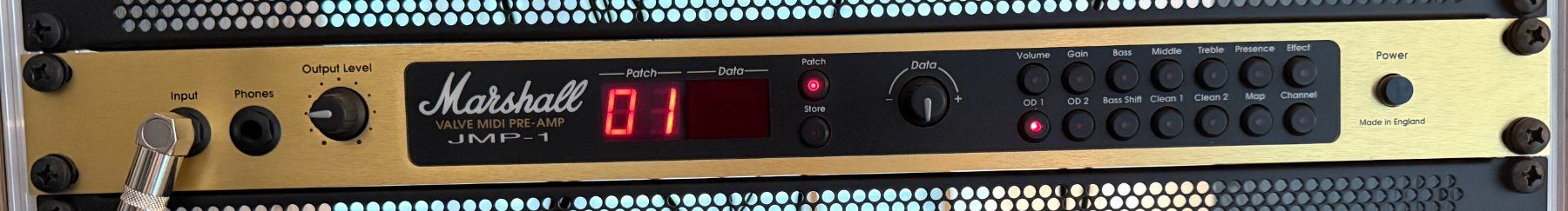 Marshall Amplificatori: Marshall JMP-1 Röhren Preamp + Rack/Valvestate/G-Sharp FX – Usato da Siebnen venduto da Bushidozen 3