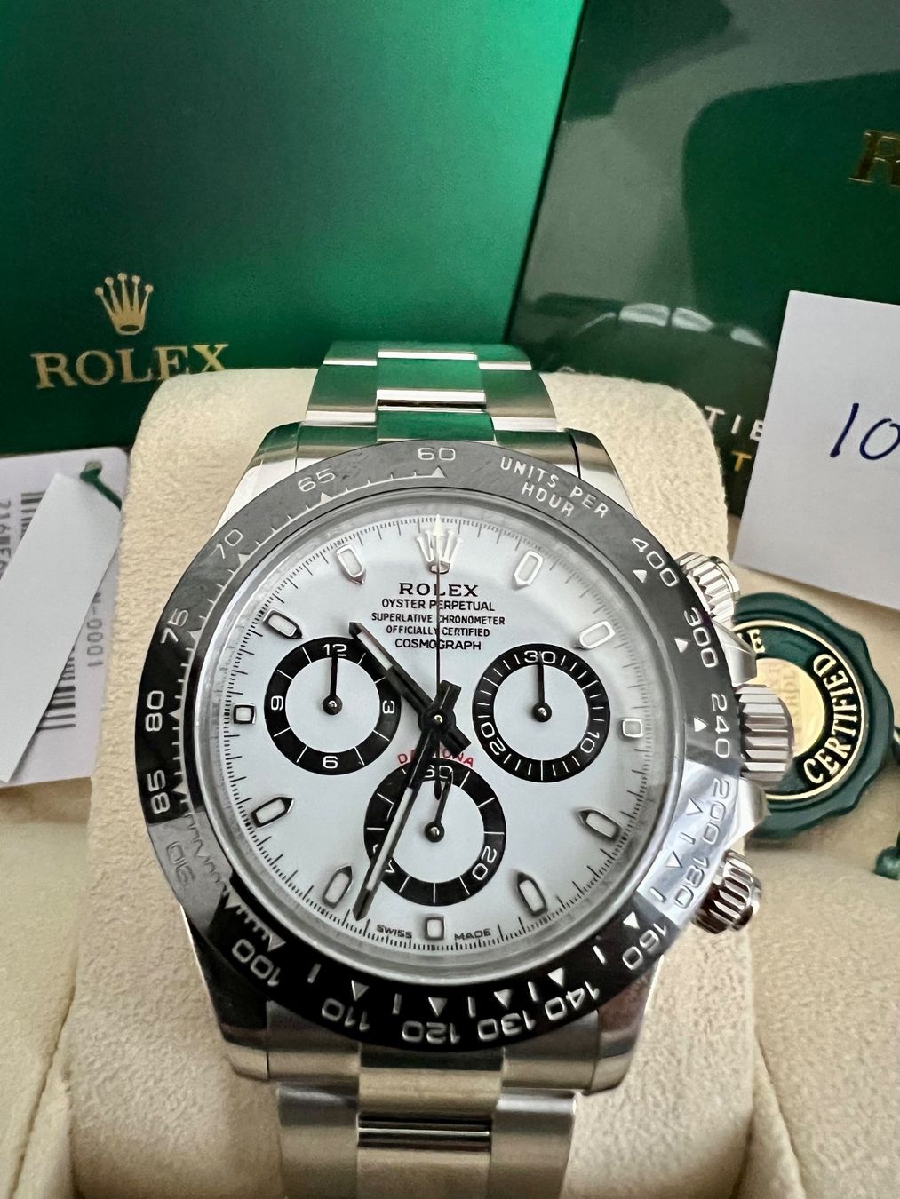 Rolex Uhren: Rolex Daytona Panda 116500LN FullSet neu – Neu und originalverpackt aus Lachen von  4