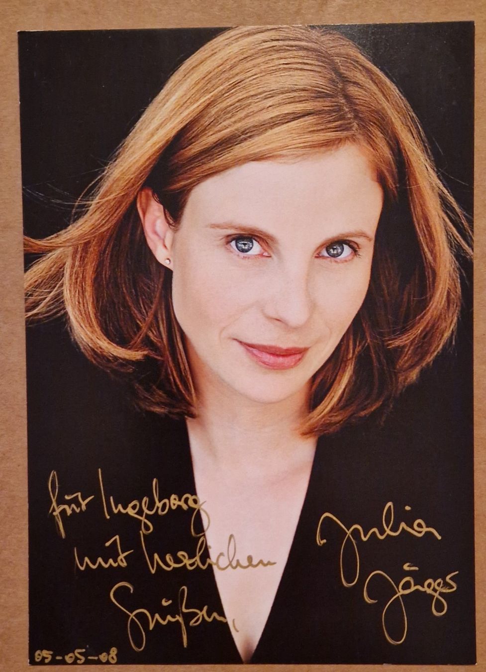 Autogramme: Julia Jäger - Handsigniert – Gebraucht aus Menziken von Autogramme