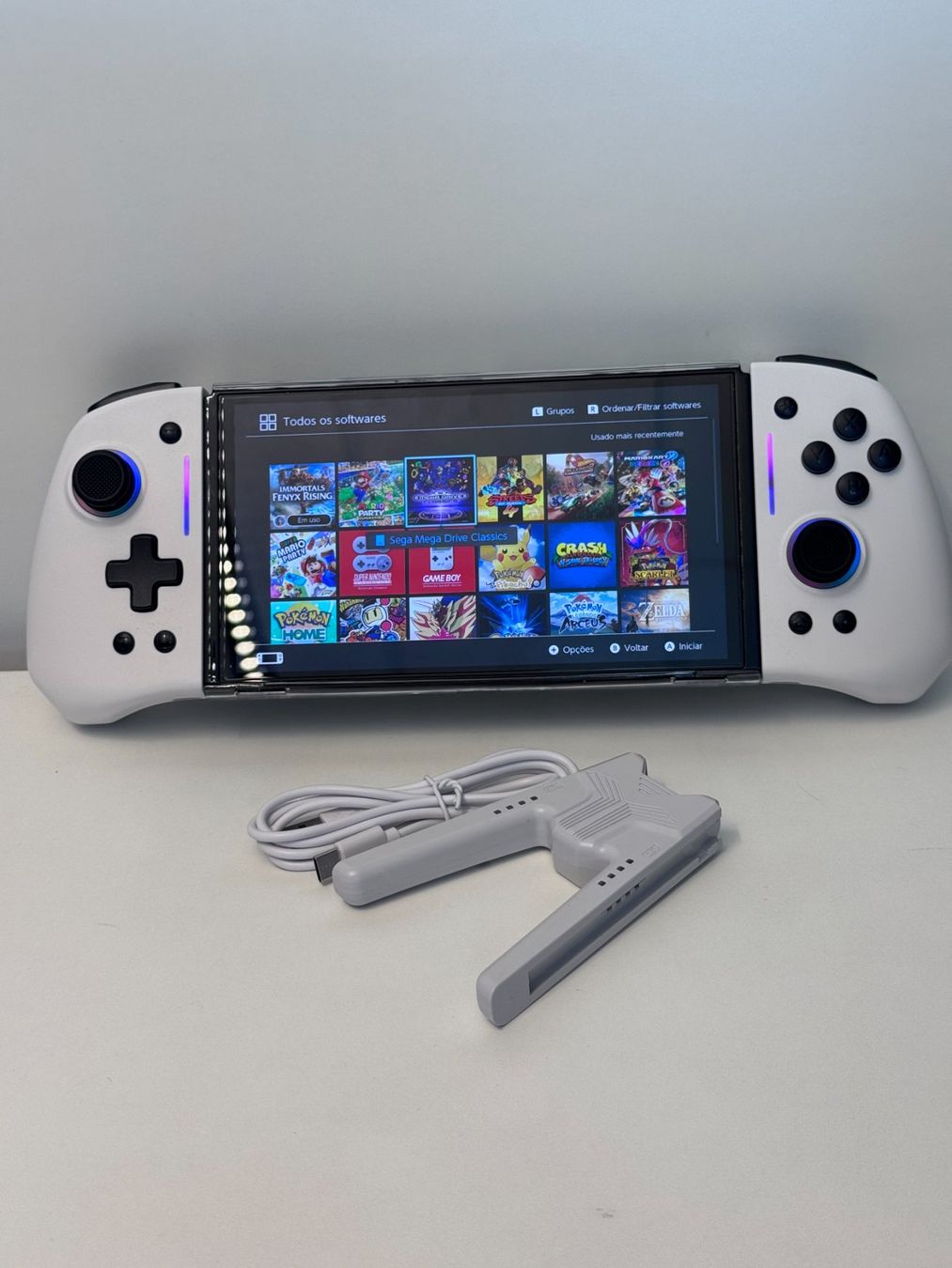 Controller: Manette RGB LinYuvo pour Nintendo Switch – Nuovo (secondo la descrizione) da Fribourg venduto da C.Garcia 5