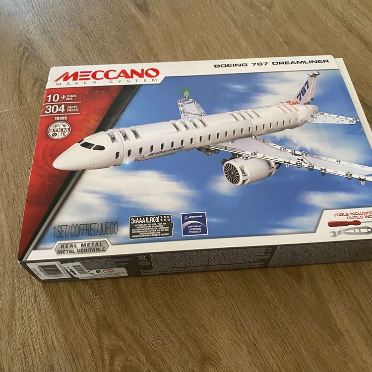 Meccano boeing 787 hot sale dreamliner