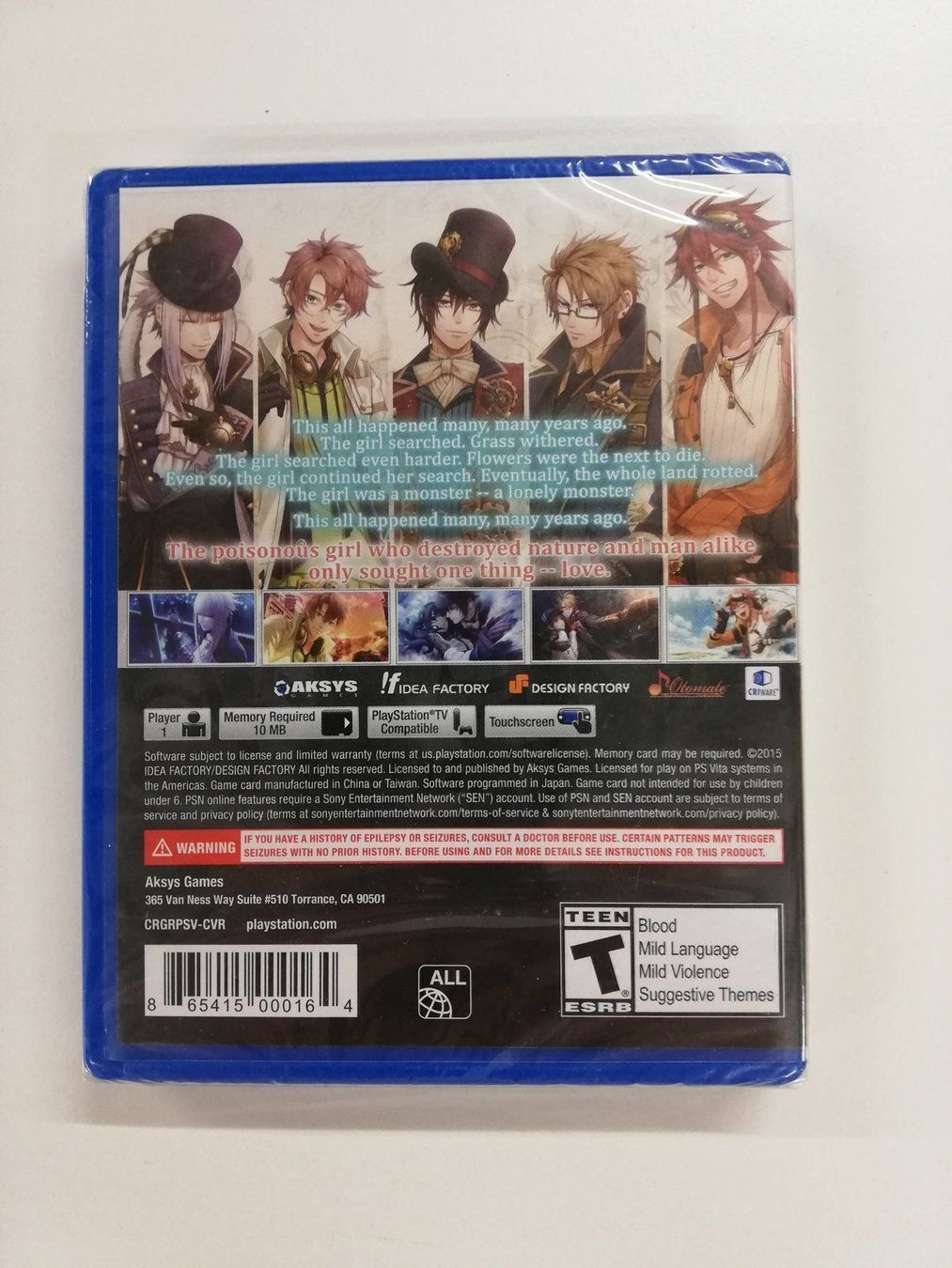 Sony Giochi: Code: Realize - Guardian of rebirth – Nuovo (secondo la descrizione) da St. Gallen venduto da zorro_dc 1