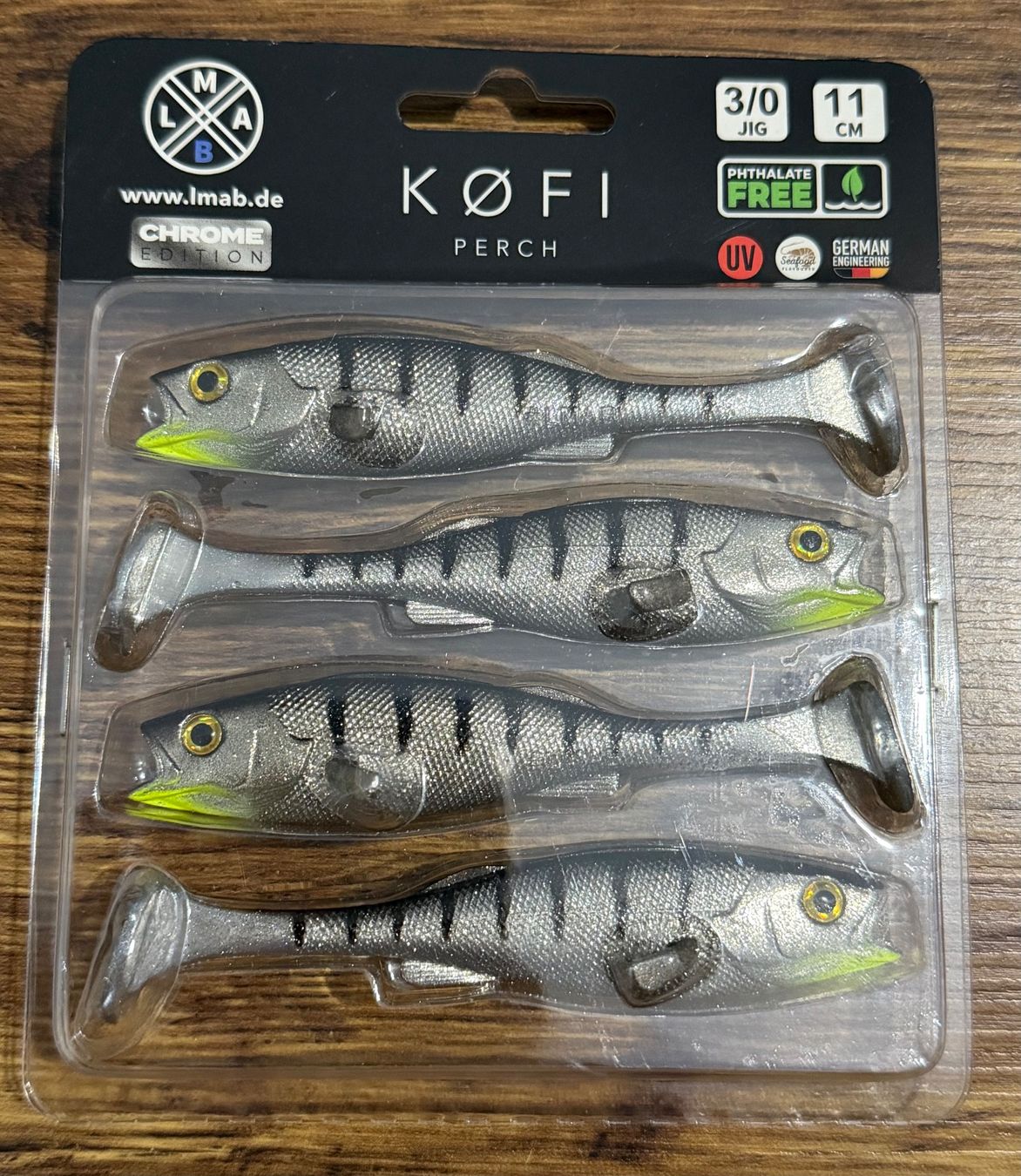 Esche: LMAB Köfi Perch Shad 11 cm – Nuovo e nell'imballaggio originale da Widnau venduto da Fishingtackle_Oggy