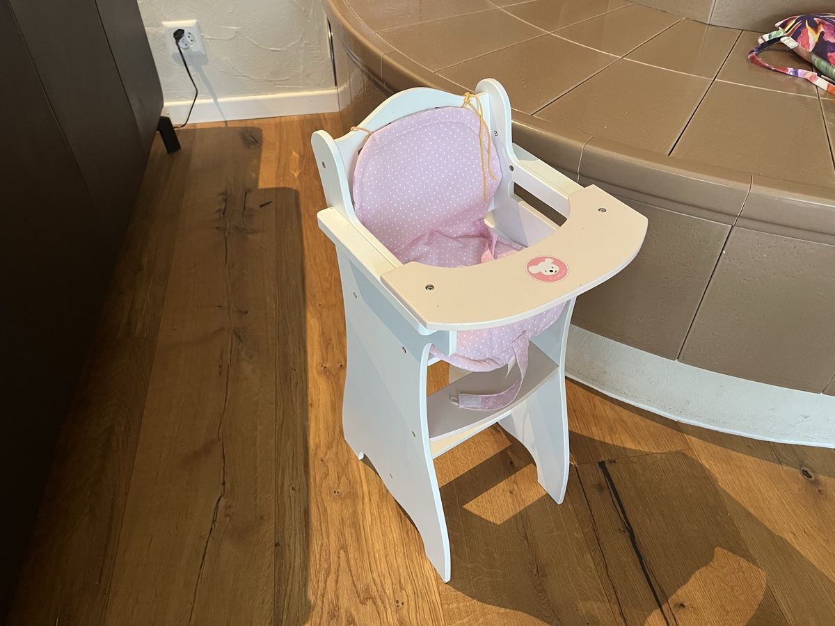 Bambole: Lit superposé + chaise haute pour poupée – Usato da Wettingen venduto da and_7rdc 1