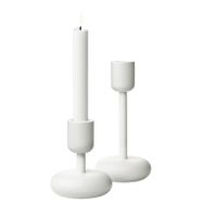 1 x Iittala Nappula: Kerzenständer 183mm, weiss