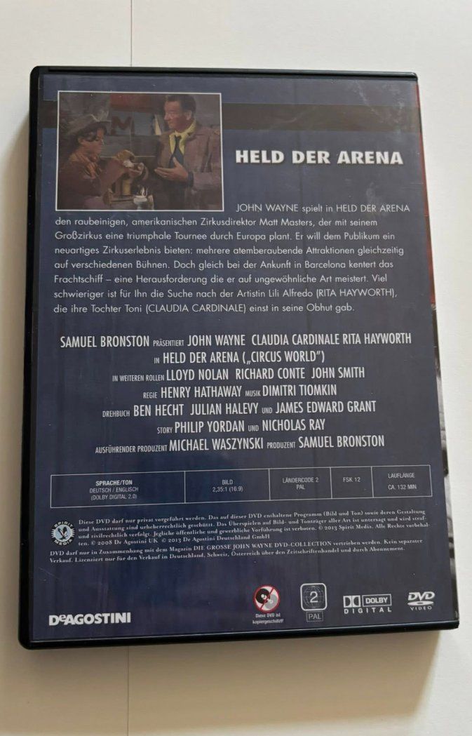 Tous les DVDs: John Wayne - Held der Arena DVD Vol.68 – D'occasion à lupfig par maniacs666 2