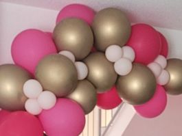 Ballon Girlande, Ballongirlande, Ballonbogen, Geburtstag