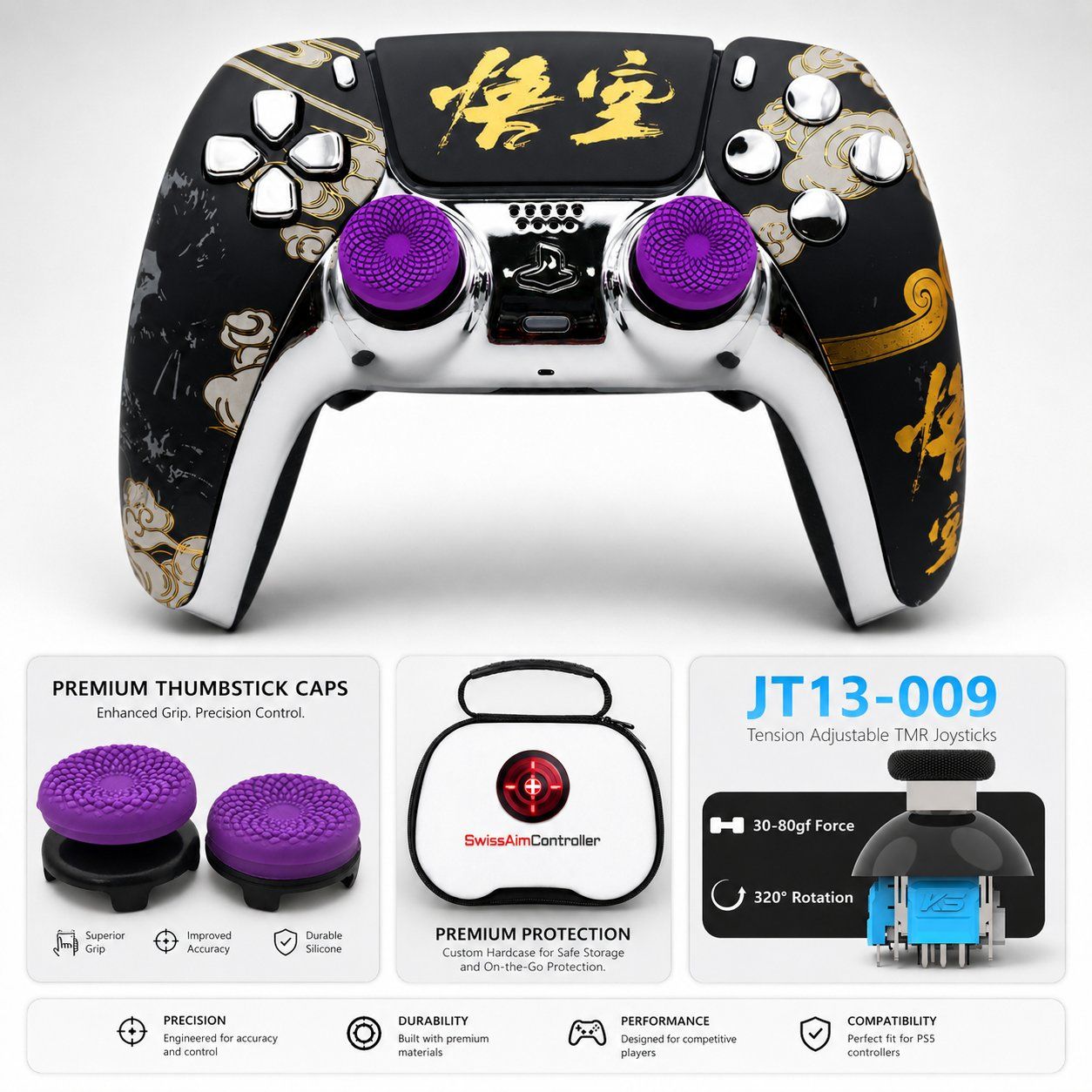 Sony Controller: PS5 Custom Pro Scuf Controller TMR (Anti-Stick-Drift) – Nuovo e nell'imballaggio originale da zürich venduto da Felix-60
