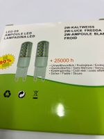 LED G9 Leuchten 2W Kaltweiss 10 x 4 Stück = 40 Stk.