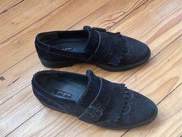 Paul Green Loafer Wildleder schwarz Grösse 38