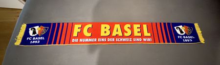 2x FCB Schal Set: Meister 2002 (signiert) & St. Jakob 2001