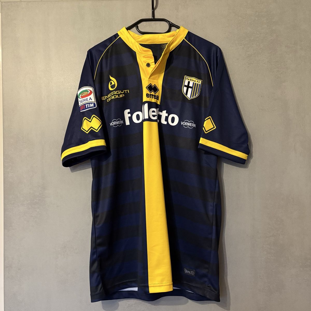 Canottiere & Pantaloni: Matchworn Parma Calcio Errea Belfodil – Usato da Winterthur venduto da LaBodega