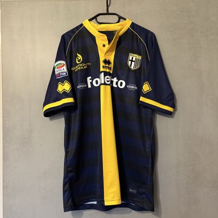 Matchworn Parma Calcio Errea Belfodil