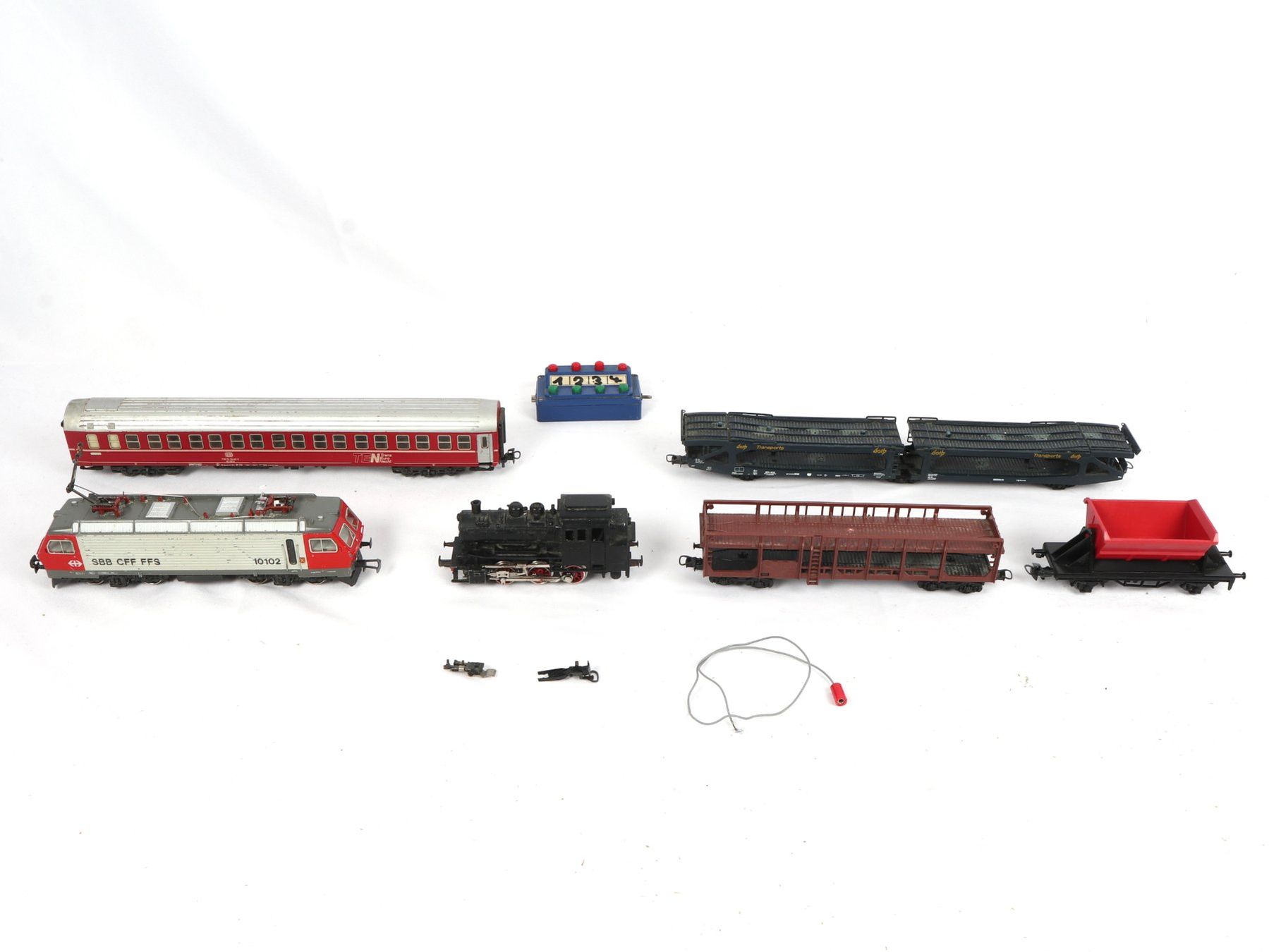 Modellini di ferrovie: Modelleisenbahn Set – Usato da Steinen venduto da Restwert_Steinen 1