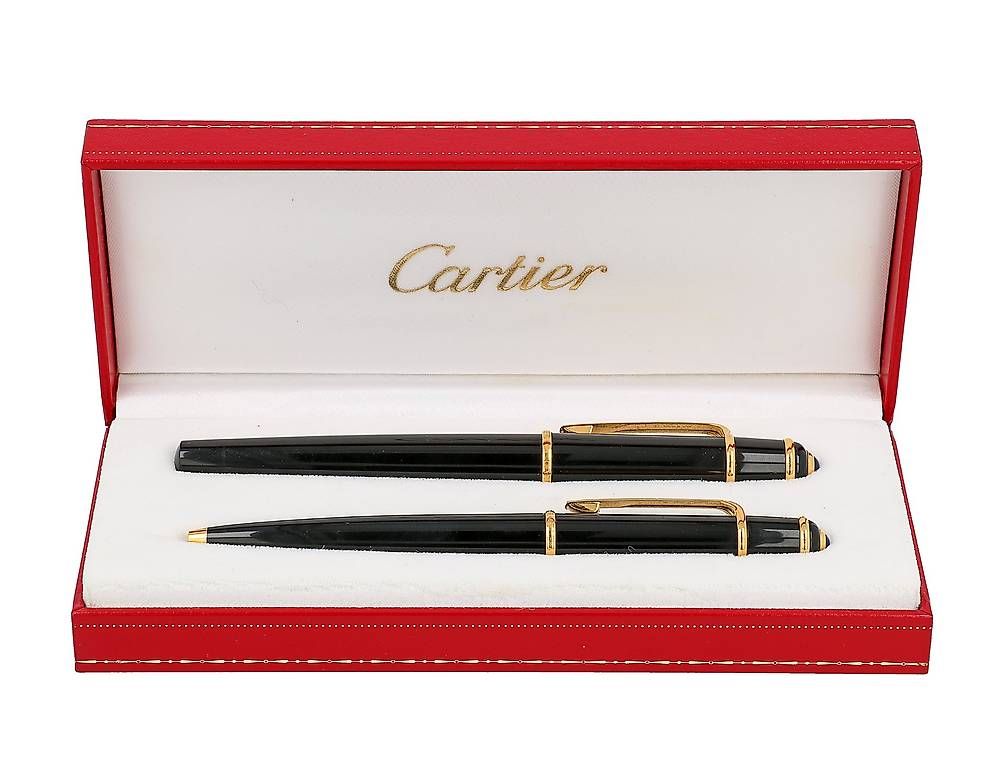 Cartier Penna & Evidenziatori: Set Due Penne Cartier Diabolo Roller e Sfera – Usato da Stabio venduto da phi_k5ws