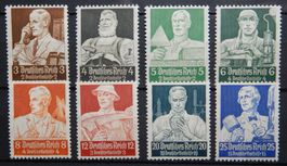 Deutsches Reich Kat. 556-563 * 1934
