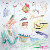Surreale Zeichnung: Painted teeth