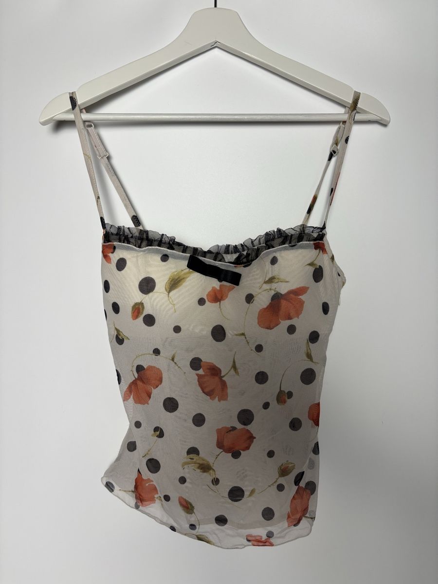 Intimissimi Top: vintage y2k / 2000s flower corset top – Usato da Leissigen venduto da lamooniade 1