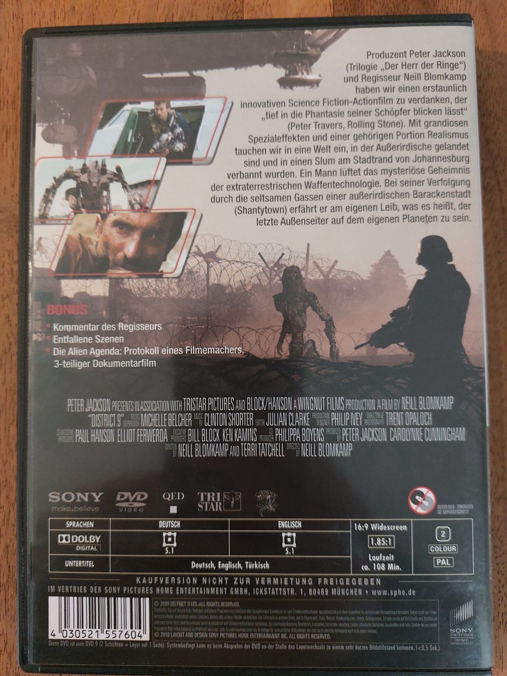 Tutti i DVDs: DVD - District 9 – Usato da Rheinfelden venduto da FilmAuktion 1