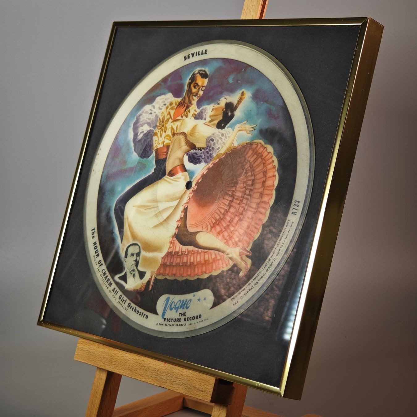 Dischi in vinile: Vogue Picture Record Sevilla gerahmt – Usato da Schönenwerd venduto da Swissmusicbox 1