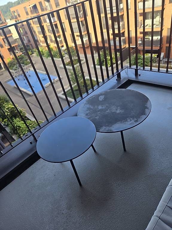 Tavoli: Balkon - / Gartenbeistelltisch - schwarz - metall – Usato da Rothenburg venduto da man_cb7f