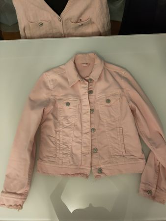 Damen Jeansjacke hellrosa von Hallhuber, gr 38 (e