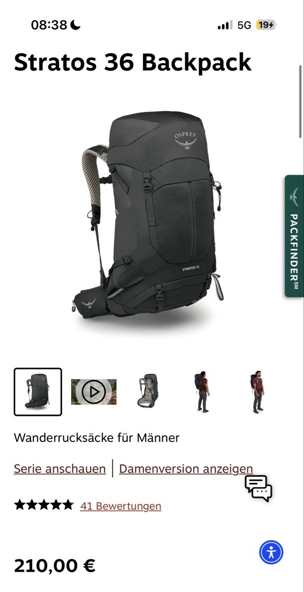 Osprey Sacs à dos: Osprey Stratos 36 Rucksack – Neuf (Voir description) à Solothurn par J_93