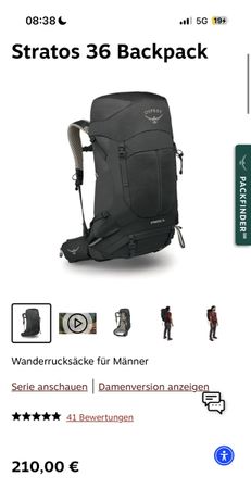 Osprey Stratos 36 Rucksack