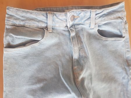 Pantalon jeans bleu taille US 26 marque Kiabi