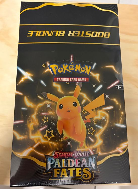 Pokémon TCG: Paldean Fates Booster Bundle – 6 Booster – EN – Mit Shiny Pokémon